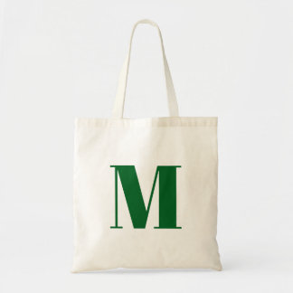 Anfangsbuchstabe | Monogramm Modern Stilvoll Kühl Tragetasche