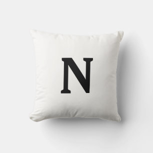 Anfangsbuchstabe Monogramm Modern Stylisch Trendig Kissen