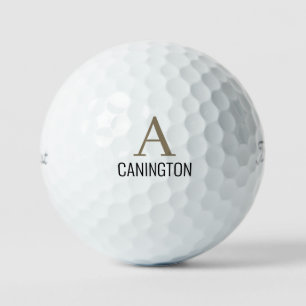 Anfangsbuchstabe & Nachname II Titleist Pro V1 Golfball