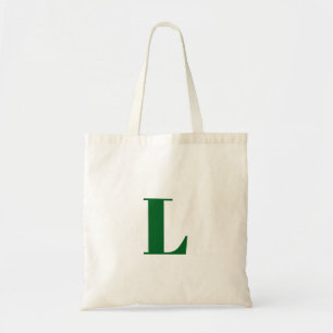 Anfangsbuchstabe Navy Monogramm Modern Stylisch Tragetasche