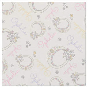 Anfangsbuchstabe Ophelia individuelle Name Stoff