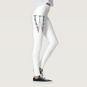 Anfangsbuchstabe W Leggings