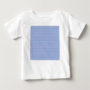 Anfangsbuchstaben A, blau Baby T-shirt