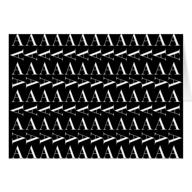 Anfangsbuchstaben A, Hintergrundfarbe auswählen (Vorderseite (Horizontal))