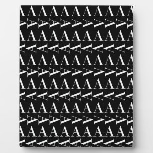 Anfangsbuchstaben A, Hintergrundfarbe auswählen Fotoplatte