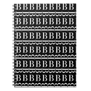 Anfangsbuchstaben B, Hintergrundfarbe auswählen Notizblock