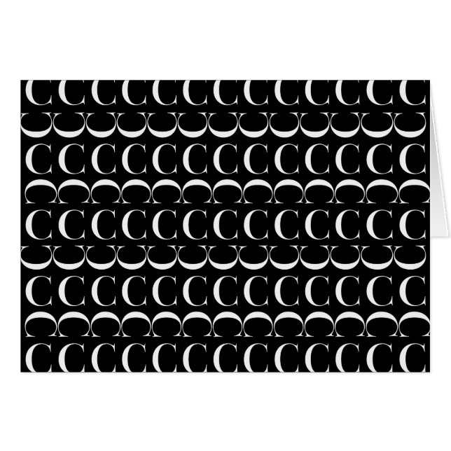 Anfangsbuchstaben C (Vorderseite (Horizontal))