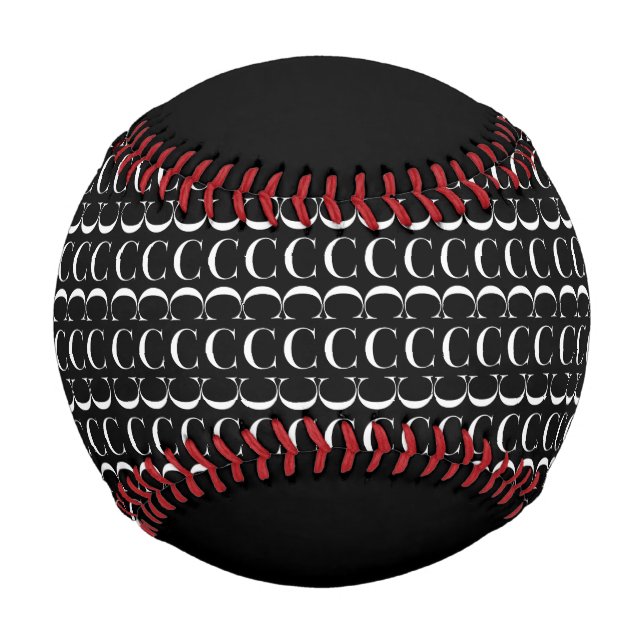 Anfangsbuchstaben C Baseball (Vorderseite)
