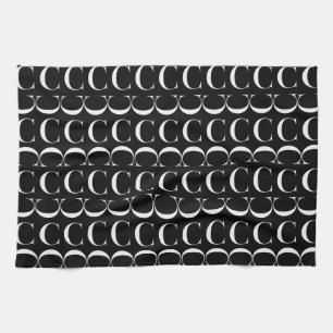 Anfangsbuchstaben C Handtuch