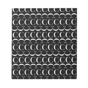 Anfangsbuchstaben C Notizblock