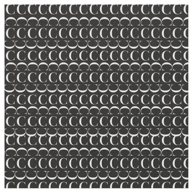 Anfangsbuchstaben C Stoff (Nahaufnahme)