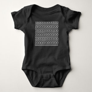 Anfangsbuchstaben D Baby Strampler