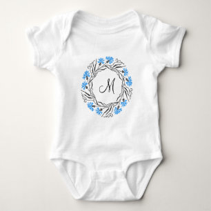Anfangsbuchstaben des Kreissymbols Baby Strampler