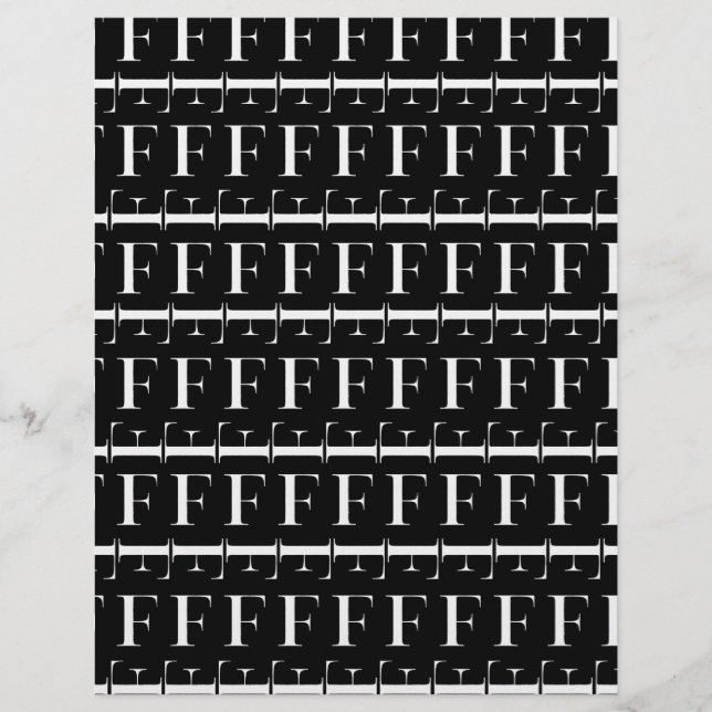 Anfangsbuchstaben F (Vorderseite)