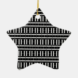 Anfangsbuchstaben H Keramikornament
