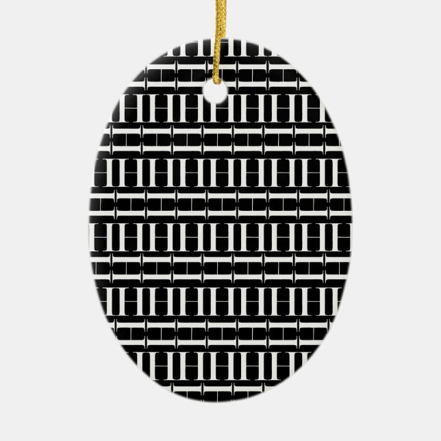 Anfangsbuchstaben H Keramikornament (Vorne)