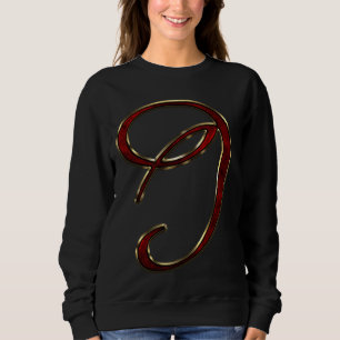 Anfangsbuchstaben I rot Sweatshirt