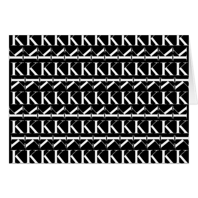 Anfangsbuchstaben K (Vorderseite (Horizontal))
