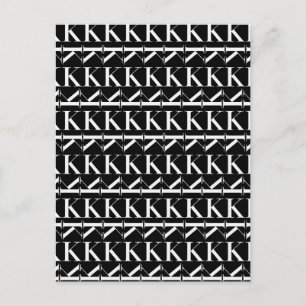 Anfangsbuchstaben K Postkarte