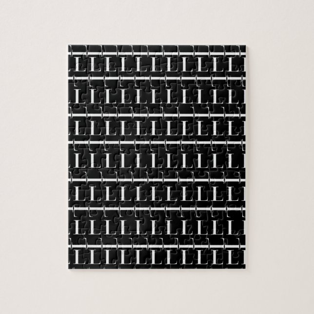 Anfangsbuchstaben L Puzzle (Vertikal)