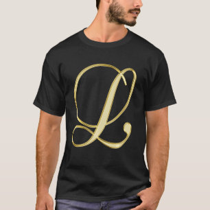 Anfangsbuchstaben L T-Shirt