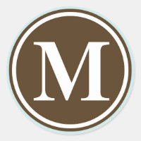 Anfangsbuchstaben M Monogramm Siegel Gastgeschenk