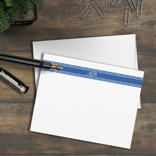 Anfangsbuchstaben Modernes Minimalistisches Flachb Mitteilungskarte