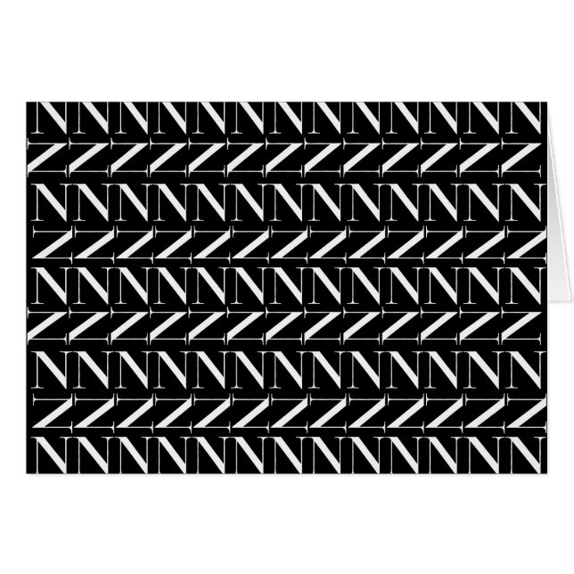 Anfangsbuchstaben N (Vorderseite (Horizontal))
