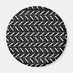 Anfangsbuchstaben N Magnet