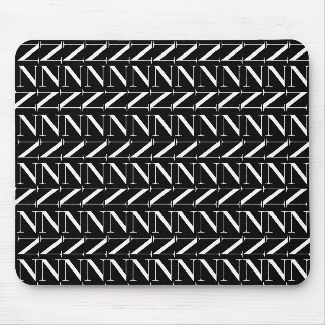 Anfangsbuchstaben N Mousepad (Vorne)