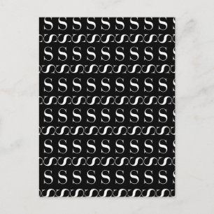 Anfangsbuchstaben S Postkarte