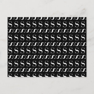 Anfangsbuchstaben S Postkarte