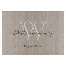 Anfangsdatum Cool Chic Schneidebrett