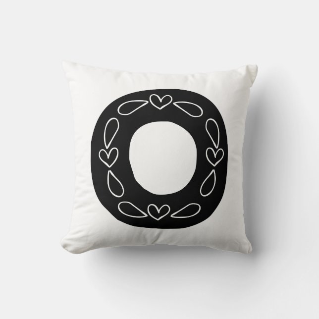 Anfangskissen des Buchstabe-O Kissen (Vorderseite)