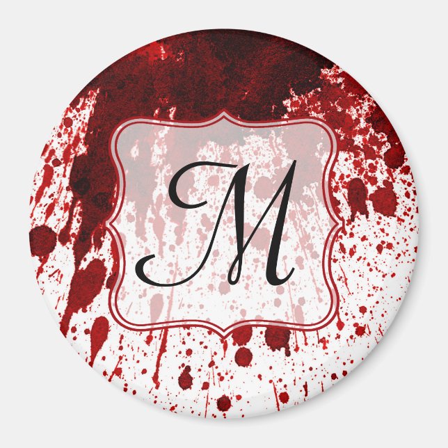 Anfangsmagazin zum Vampirblutdrillen Monogramm Magnet (Vorne)