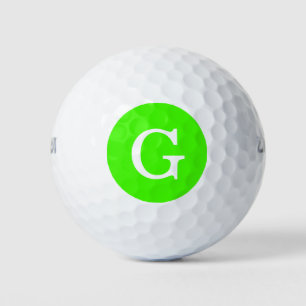 Anfangsmonogramm Golfball