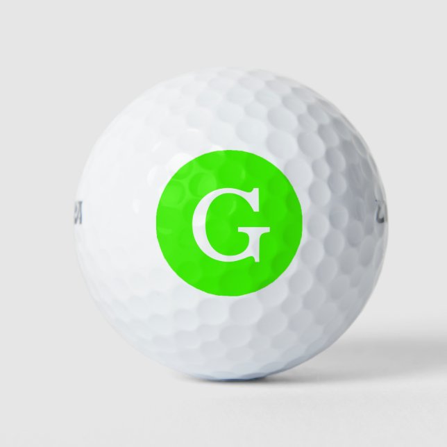 Anfangsmonogramm Golfball (Vorderseite)