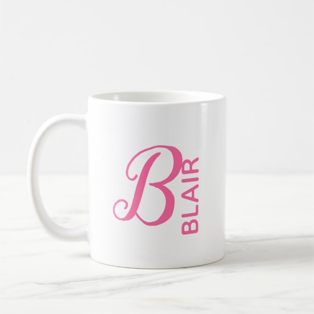 Anfangsmonogramm Kaffeetasse (Links)
