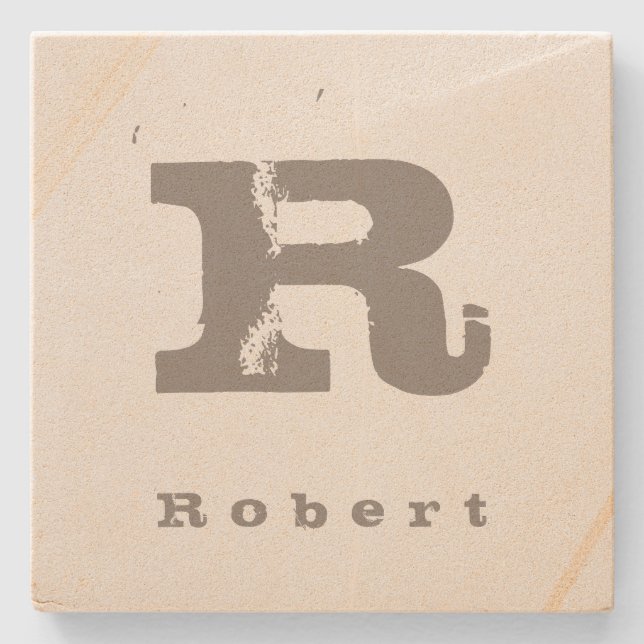 Anfangsschablonen-moderner Steinuntersetzer (Vorderseite)