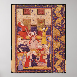 Anfangstanz, von einem Buch der Gedichte Poster