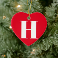 Anfangstypografie des roten Herzens