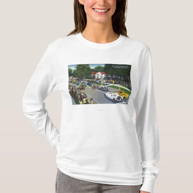 Anfangszeile am Grand- PrixAuto-Rennen T-Shirt (Vorderseite)
