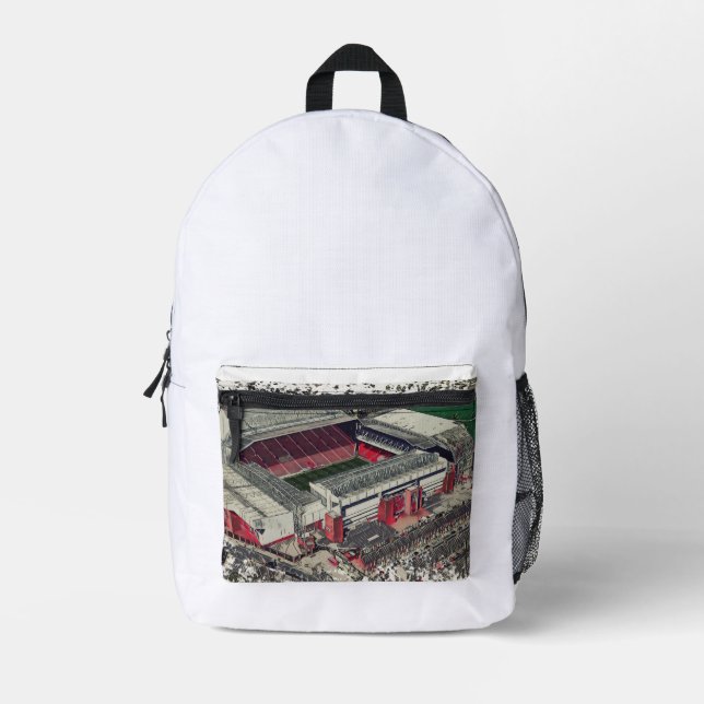 Anfield Stadium Liverpool - Artistic Watercolour Bedruckter Rucksack (Vorderseite)