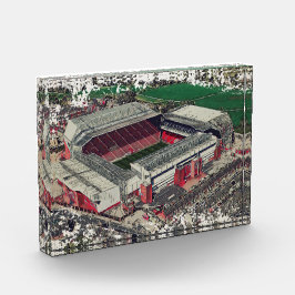 Anfield Stadium Liverpool - Artistic Watercolour Fotoblock