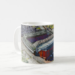 Anfield Stadium Liverpool - Artistic Watercolour Kaffeetasse