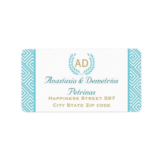 Anforderung für das Etikett Adresse Adressaufkleber (Vorne)