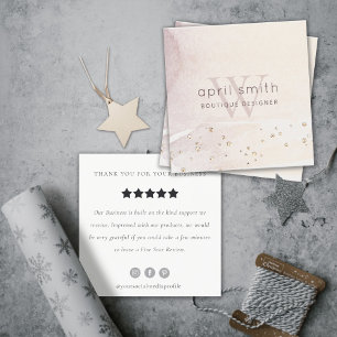 Anforderung zur Überprüfung der abstrakten Lila Mo Quadratische Visitenkarte