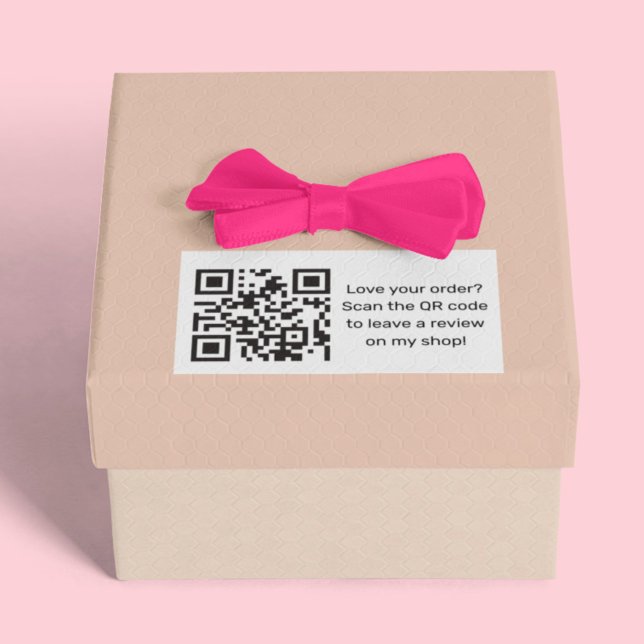 Anforderung zur Überprüfung von Unternehmen mit QR Rechteckiger Aufkleber (Von Creator hochgeladen)