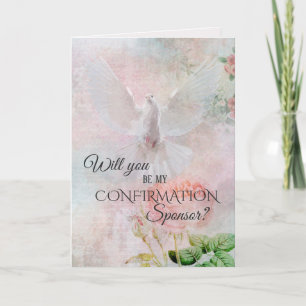 Anfrage an den Sponsor der religiösen Bestätigung Einladung