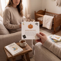 Anfrage für Baby Shower Buch mit Herbst-Pumpkin-Fl